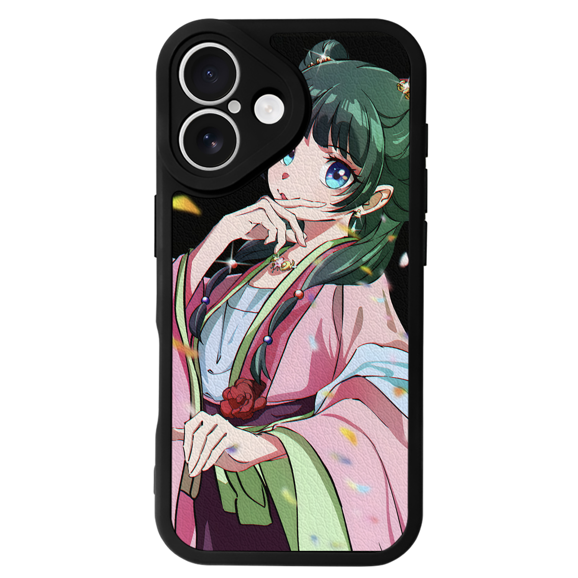 （画像用） 薬屋のひとりごと The Apothecary Diaries 【iPhone 16シリーズ対応】シリコンスマホケース（レザー調） 材質：シリコン